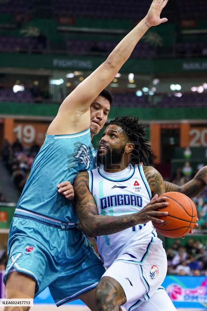 (SP)CHINA-NANJING-BASKETBALL-CBA LEAGUE-NANJING VS QINGDAO (CN)