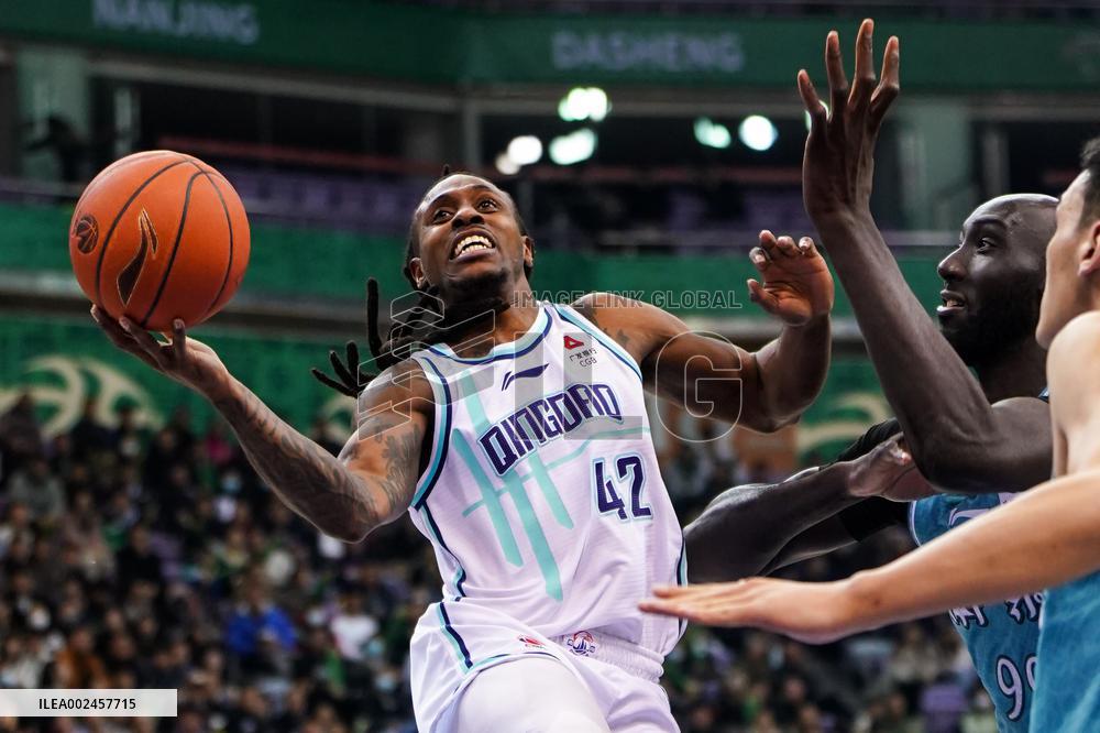 (SP)CHINA-NANJING-BASKETBALL-CBA LEAGUE-NANJING VS QINGDAO (CN)