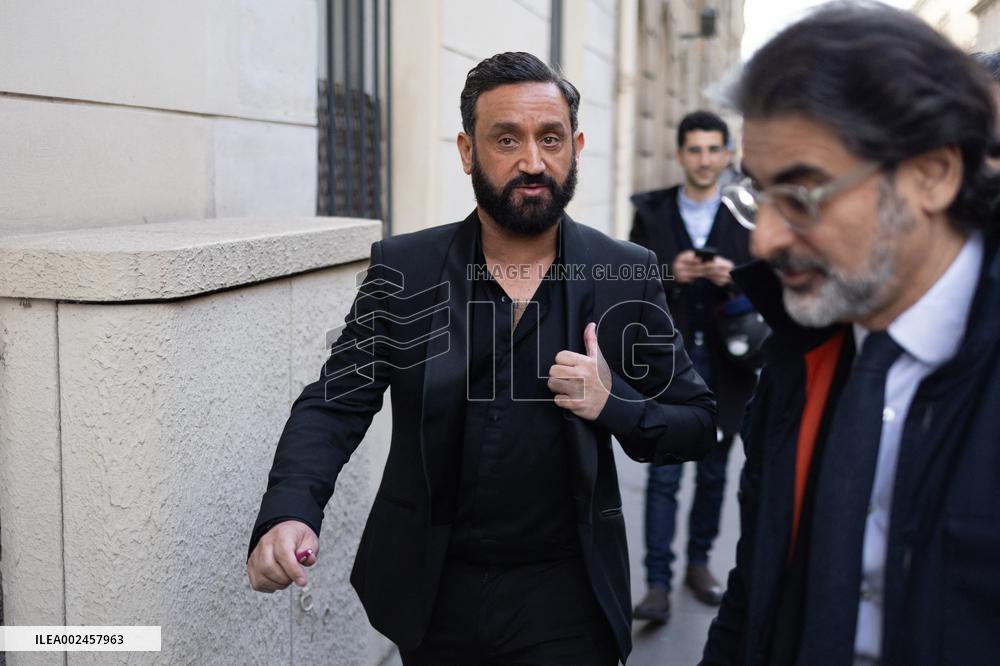 Cyril Hanouna hearing at the National Assembly - Paris