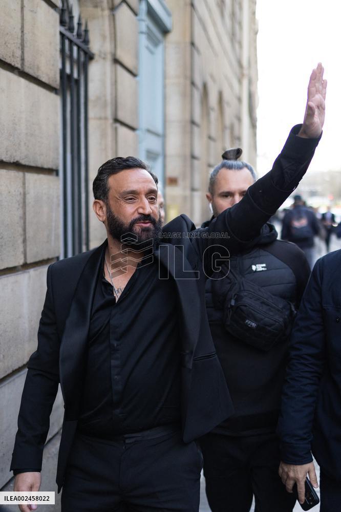 Cyril Hanouna hearing at the National Assembly - Paris