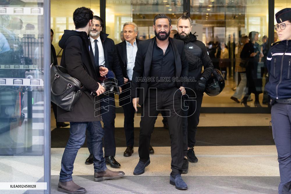 Cyril Hanouna hearing at the National Assembly - Paris