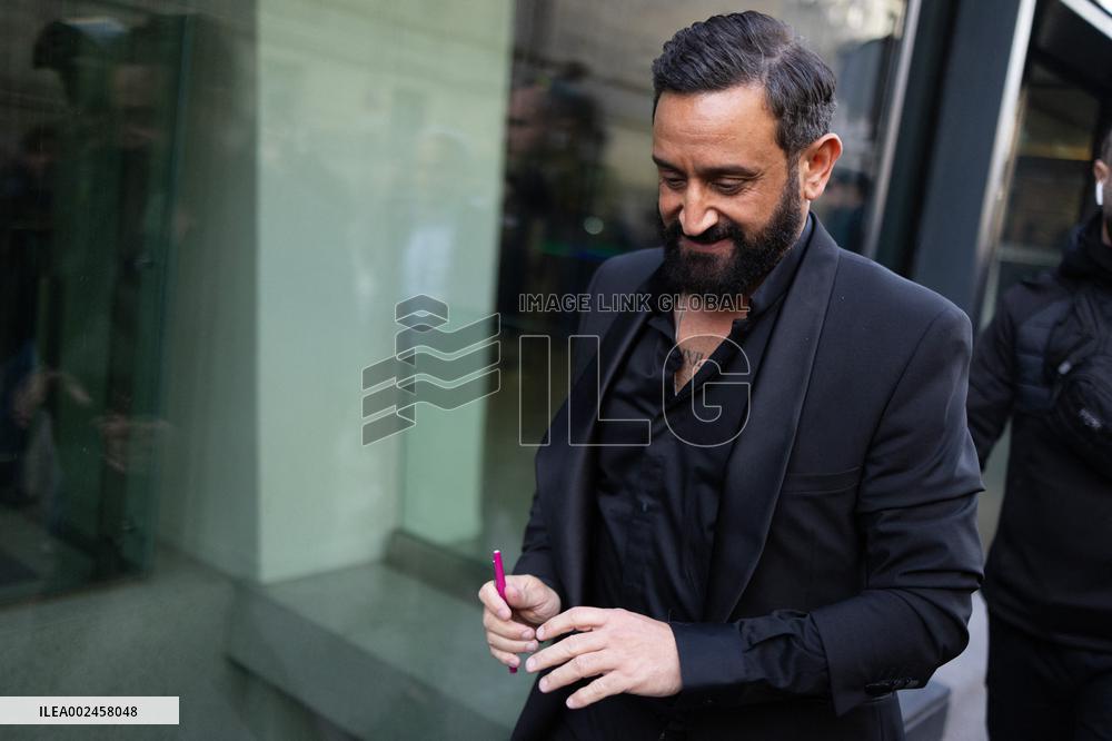 Cyril Hanouna hearing at the National Assembly - Paris