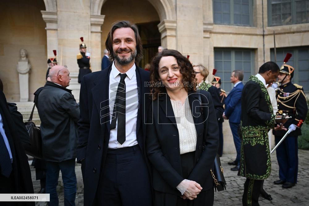 Reception of Sylviane Agacinski at The Academie Francaise - Paris