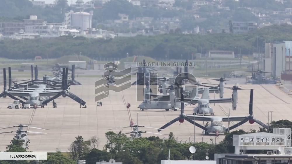 [Breaking News]U.S. forces resume Osprey flights in Japan