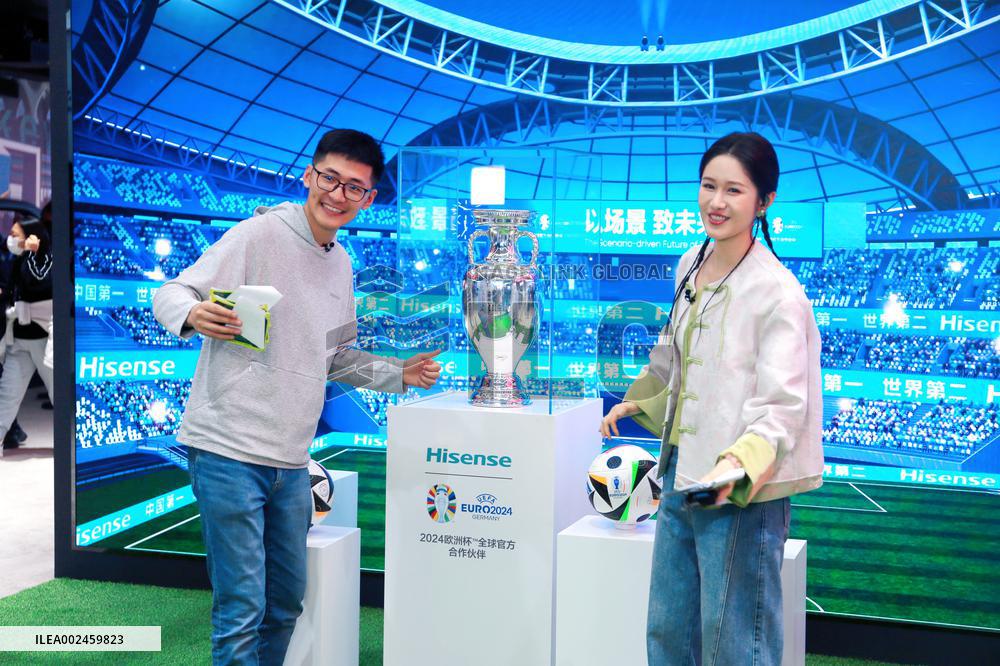 Hisense Booth at AWE2024 in Shanghai