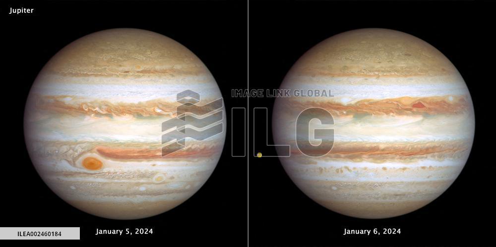 Hubble Tracks Jupiter’s Stormy Weather