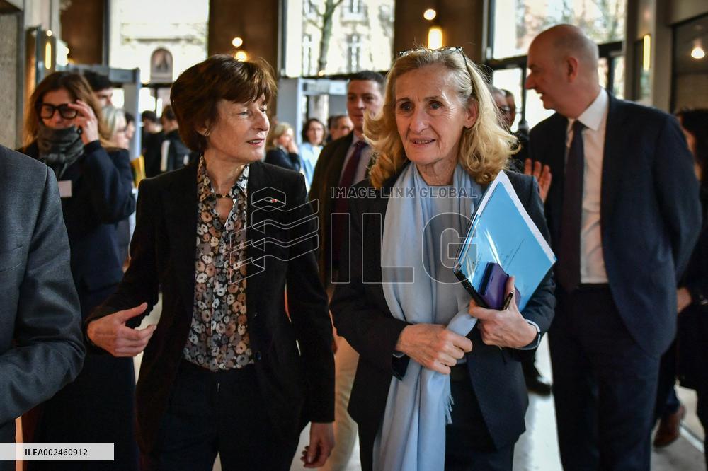 Ministerial Visit To the Top Jeunes at CESE - Paris