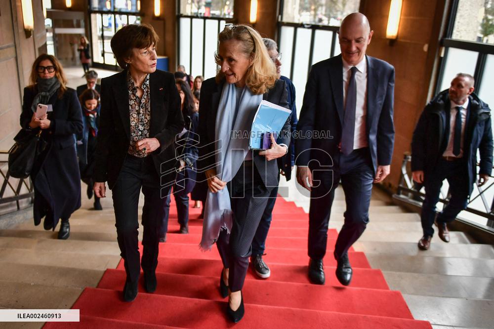 Ministerial Visit To the Top Jeunes at CESE - Paris