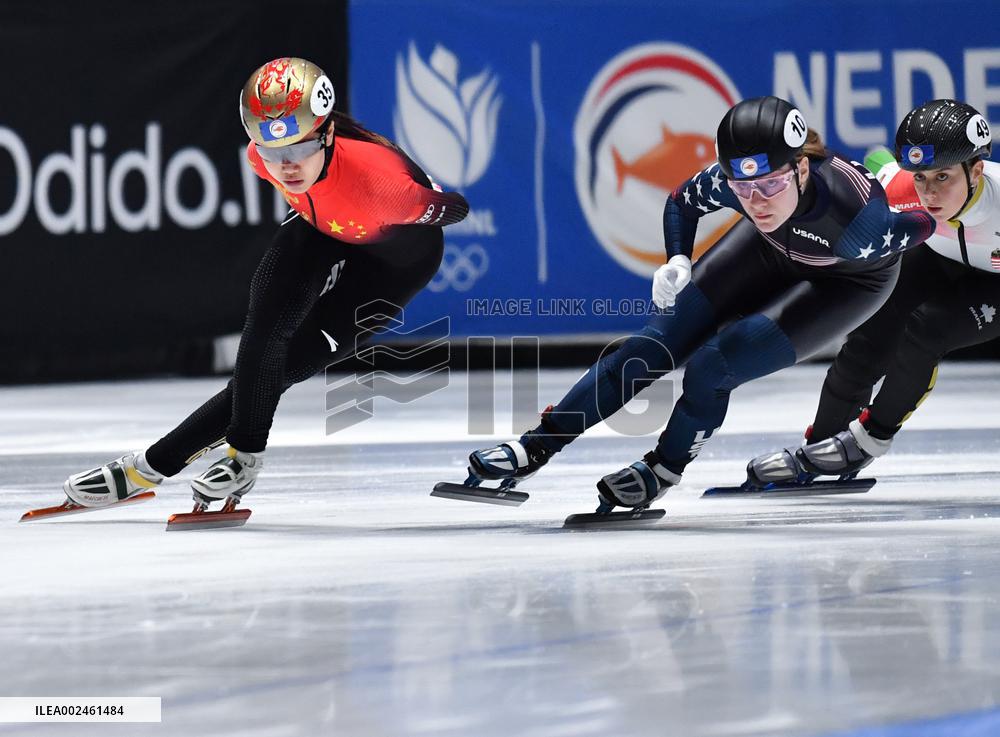 (SP)THE NETHERLANDS-ROTTERDAM-ISU-WORLD SHORT TRACK SPEED SKATING CHAMPIONSHIPS-WOMEN'S 1000M