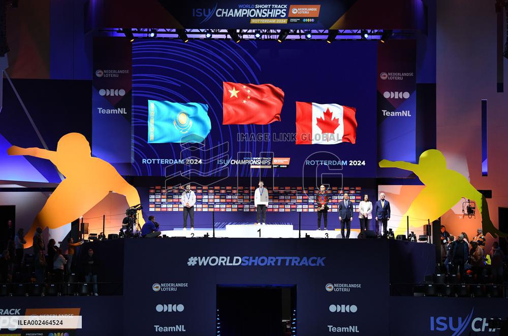 (SP)THE NETHERLANDS-ROTTERDAM-ISU-WORLD SHORT TRACK SPEED SKATING CHAMPIONSHIPS-MEN'S 500M