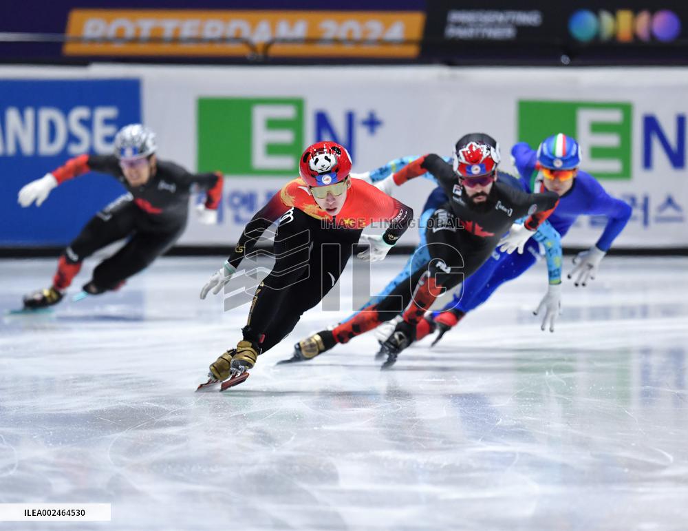 (SP)THE NETHERLANDS-ROTTERDAM-ISU-WORLD SHORT TRACK SPEED SKATING CHAMPIONSHIPS-MEN'S 500M