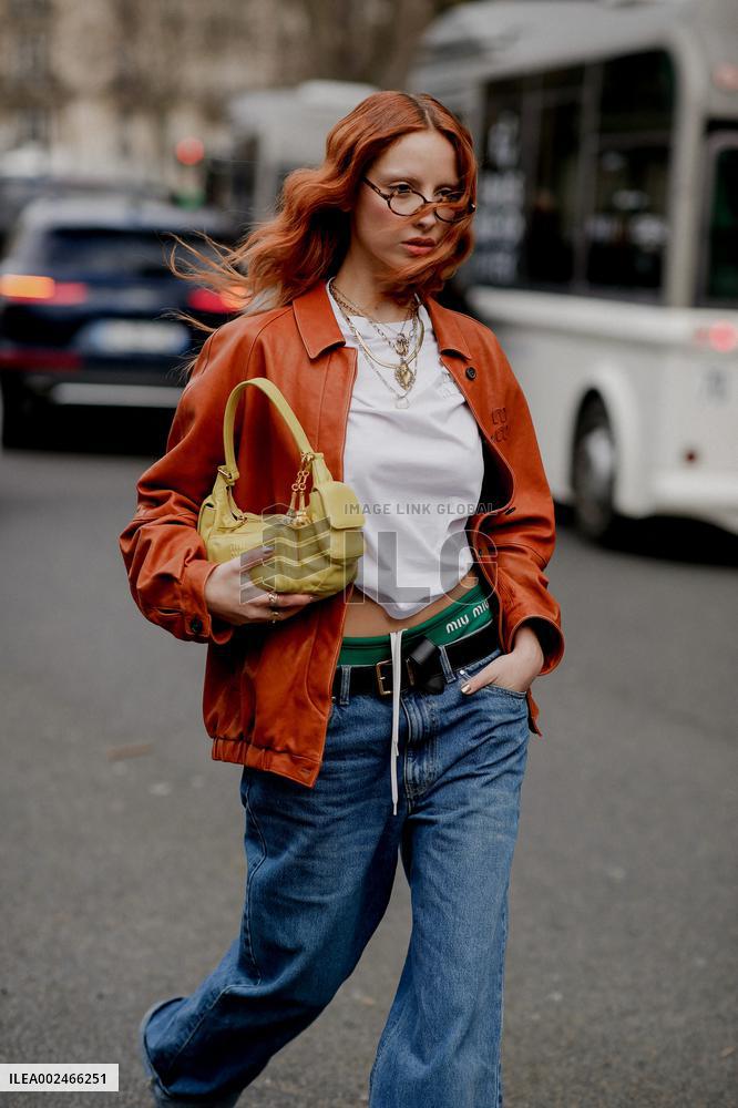 PFW - Miu Miu Street Style