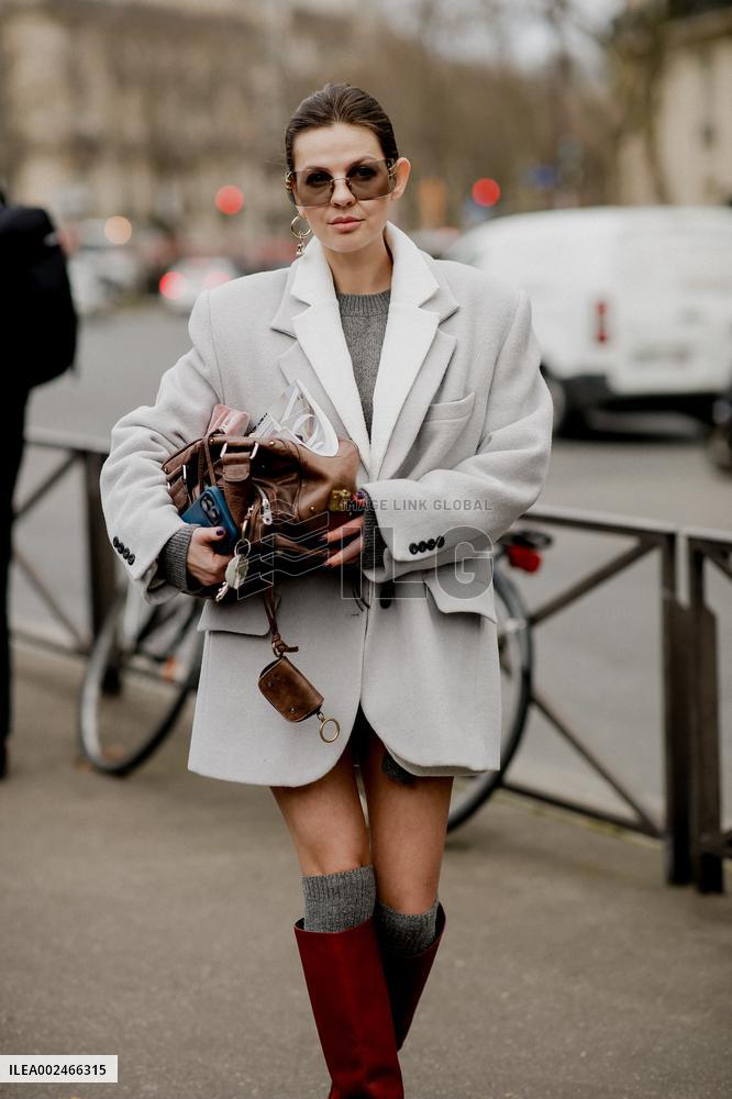 PFW - Miu Miu Street Style