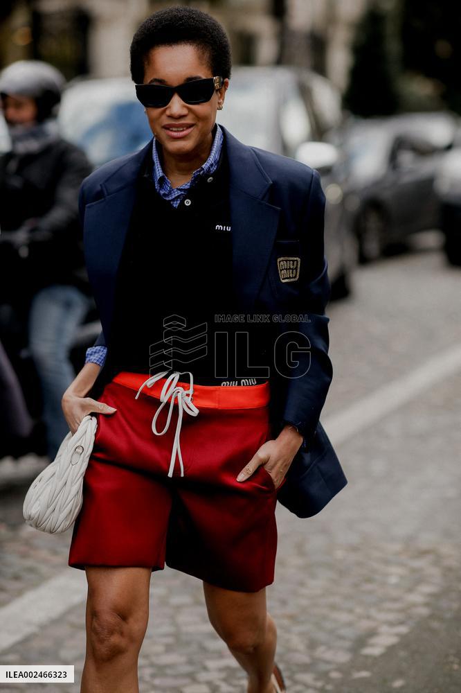 PFW - Miu Miu Street Style