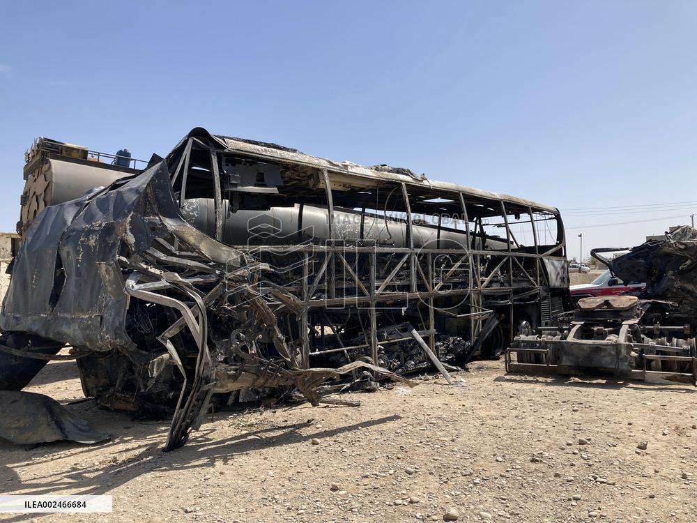 AFGHANISTAN-HELMAND-ROAD ACCIDENT