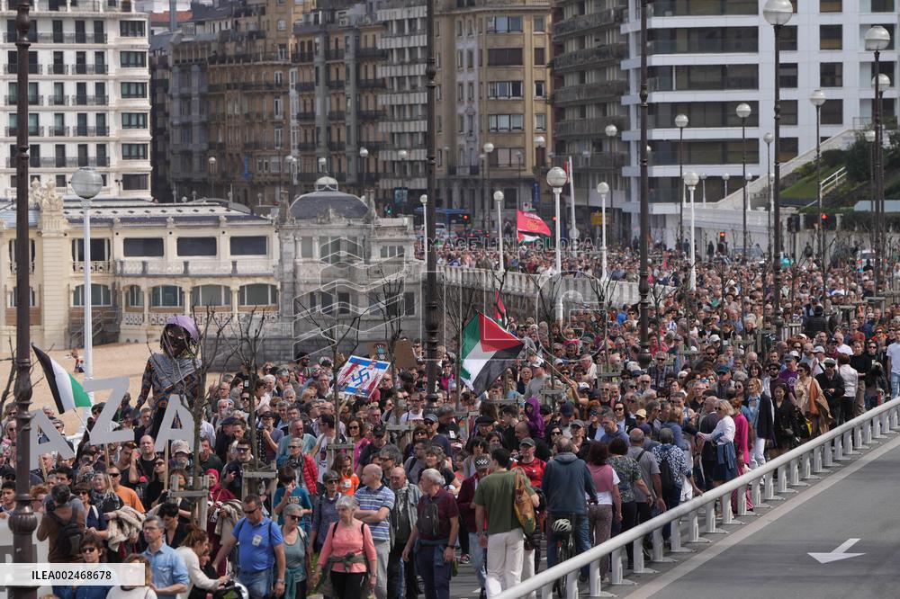 Pro-Palestine Rally - San Sebastian