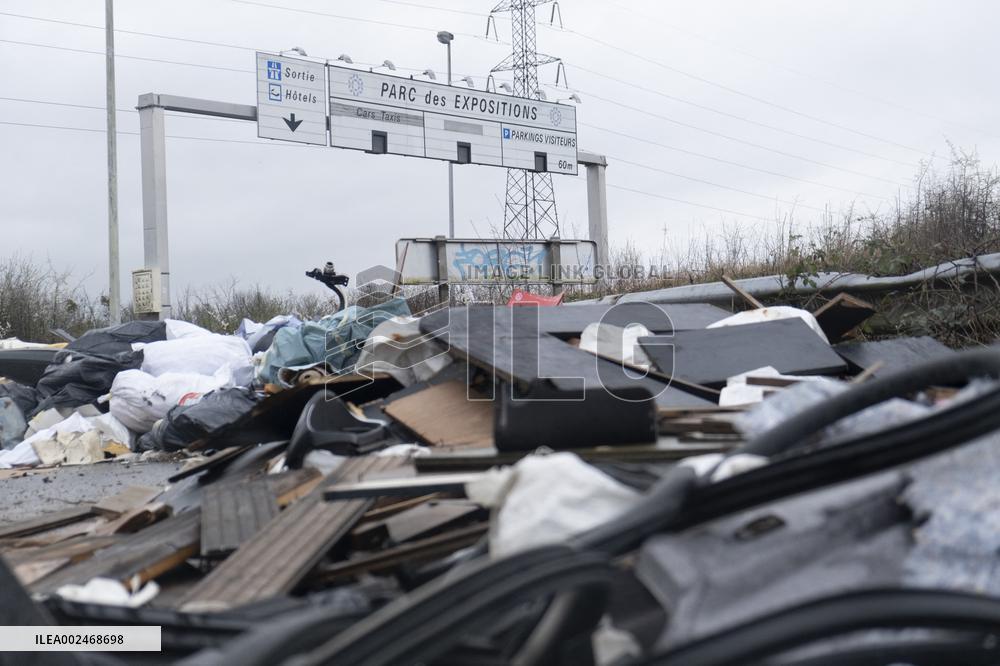 A Wild Dump Near Villepinte Exhibition Center