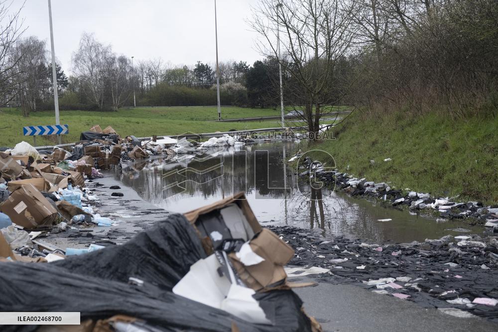 A Wild Dump Near Villepinte Exhibition Center