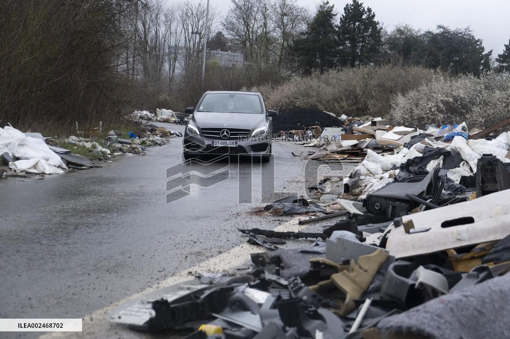 A Wild Dump Near Villepinte Exhibition Center