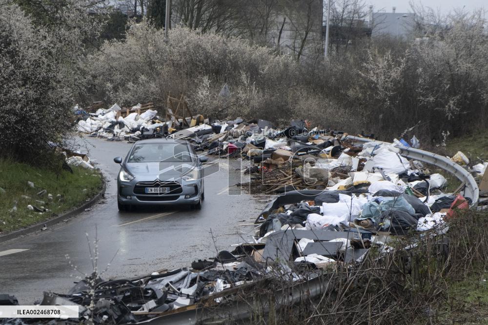 A Wild Dump Near Villepinte Exhibition Center