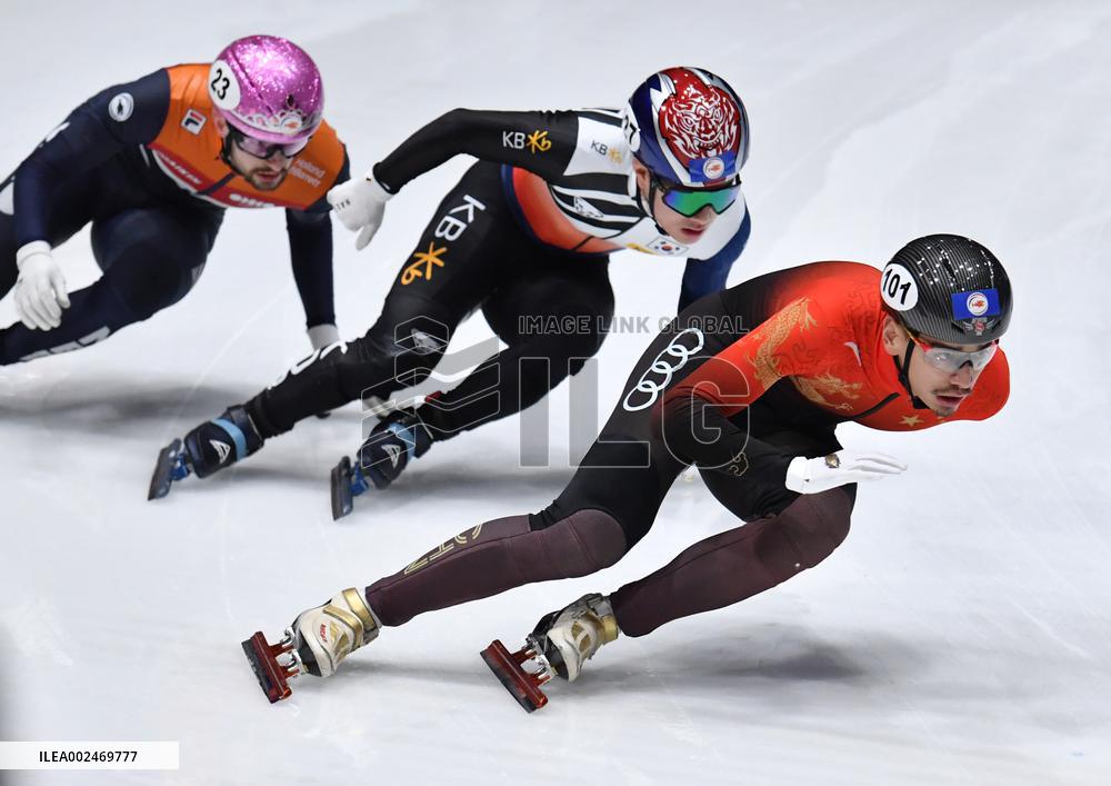 (SP)THE NETHERLANDS-ROTTERDAM-ISU-WORLD SHORT TRACK SPEED SKATING CHAMPIONSHIPS- MEN'S 5000M RELAY