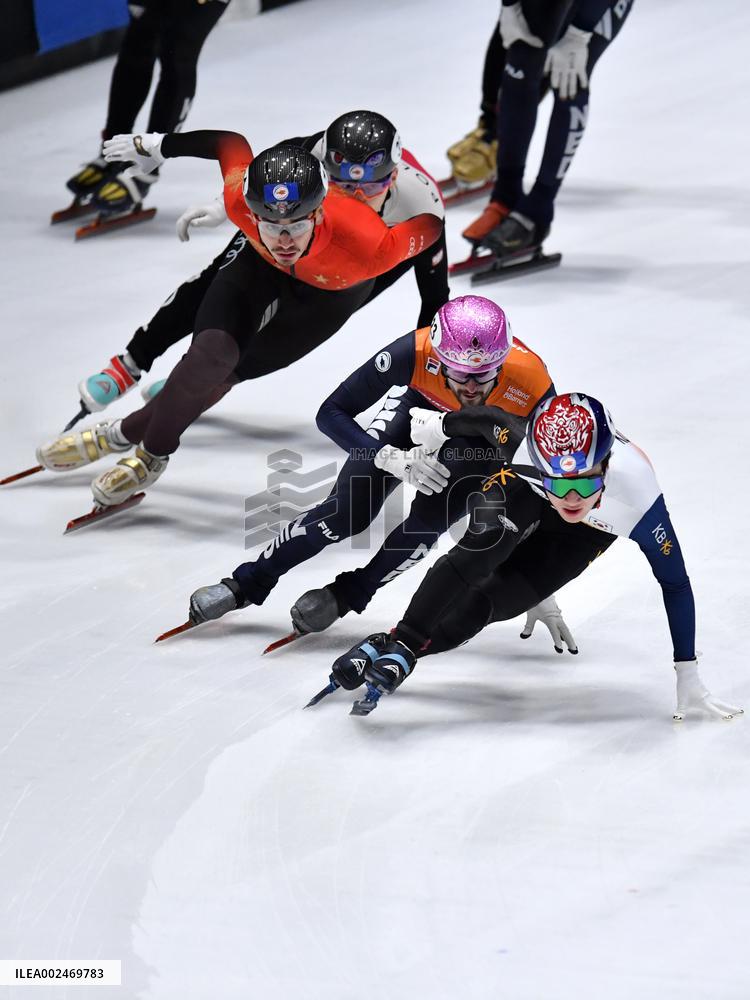 (SP)THE NETHERLANDS-ROTTERDAM-ISU-WORLD SHORT TRACK SPEED SKATING CHAMPIONSHIPS- MEN'S 5000M RELAY