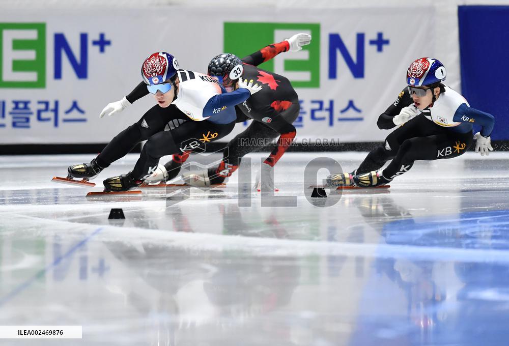 (SP)THE NETHERLANDS-ROTTERDAM-ISU-WORLD SHORT TRACK SPEED SKATING CHAMPIONSHIPS-MEN'S 1000M