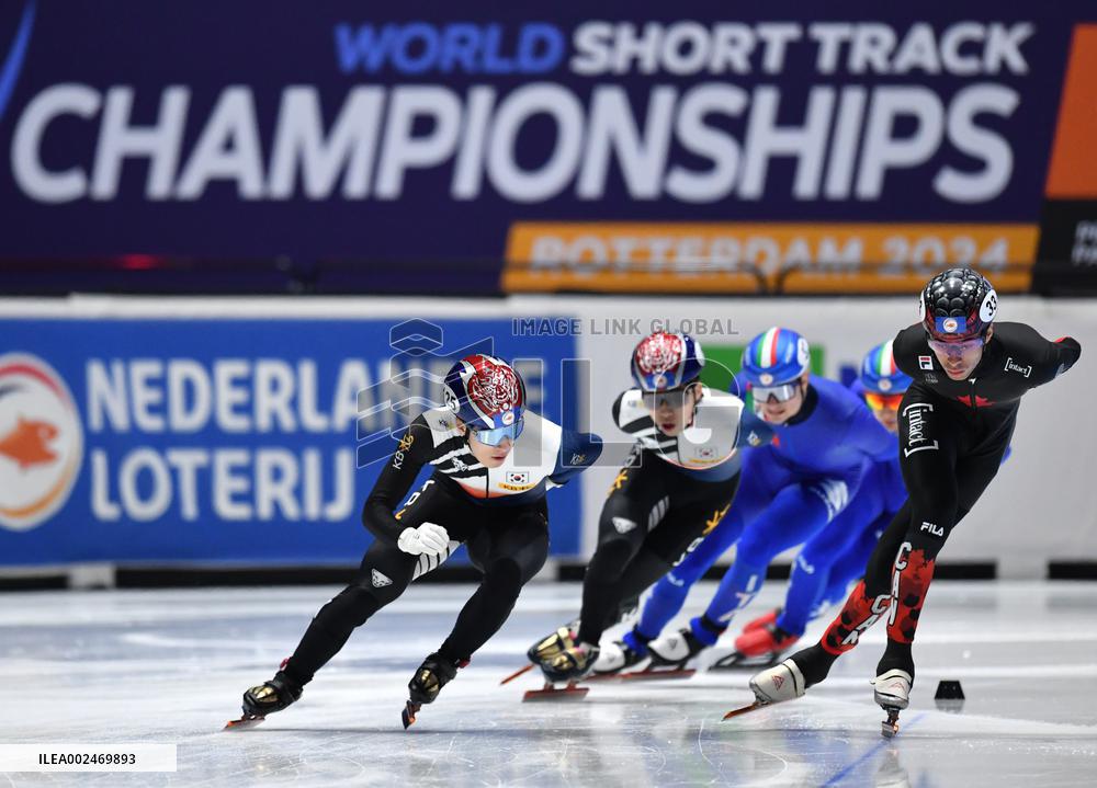 (SP)THE NETHERLANDS-ROTTERDAM-ISU-WORLD SHORT TRACK SPEED SKATING CHAMPIONSHIPS-MEN'S 1000M