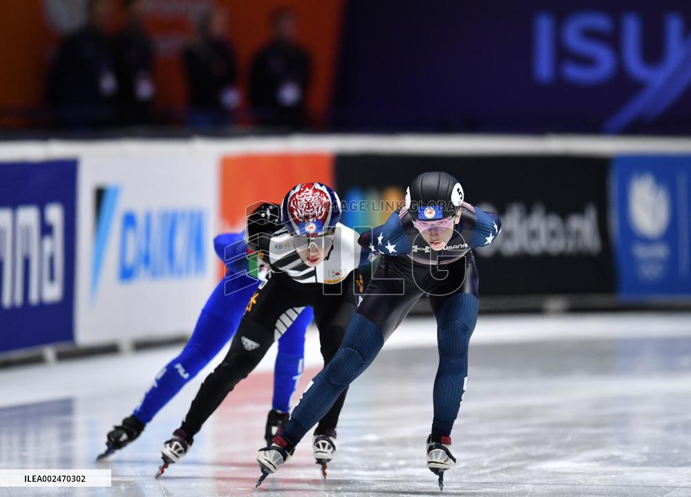(SP)THE NETHERLANDS-ROTTERDAM-ISU-WORLD SHORT TRACK SPEED SKATING CHAMPIONSHIPS-WOMEN'S 1000M