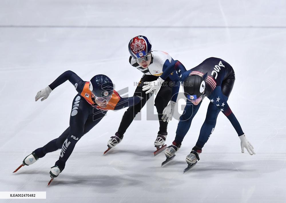 (SP)THE NETHERLANDS-ROTTERDAM-ISU-WORLD SHORT TRACK SPEED SKATING CHAMPIONSHIPS-WOMEN'S 3000M RELAY