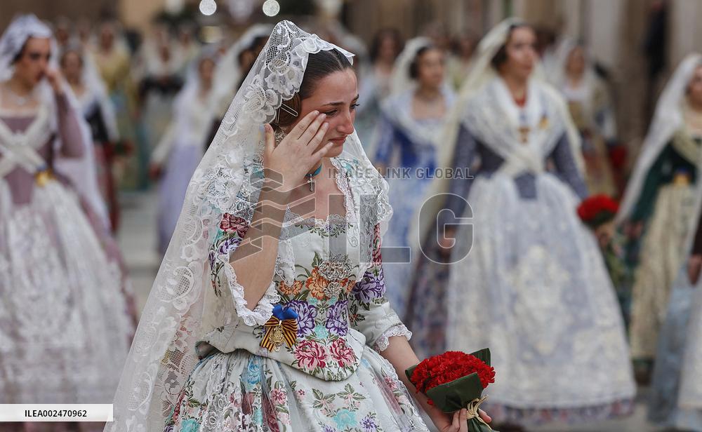 Floral Tribute To Our Lady Of The Forsaken - Valencia