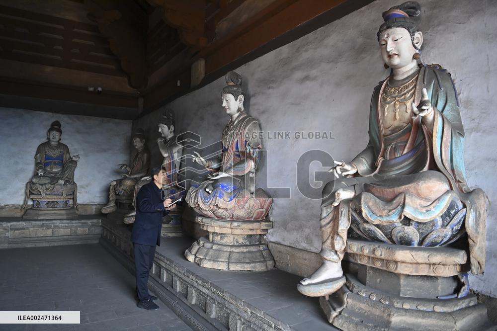 (ChineseToday)CHINA-SHANXI-ZHANGZI-FAXING TEMPLE-CULTURAL RELICS GUARDIAN (CN)