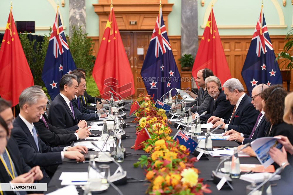 NEW ZEALAND-WELLINGTON-CHINA-WANG YI-MEETING