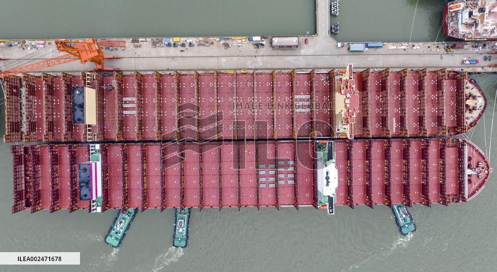 Super-large Container Ship Delivery in Suzhou