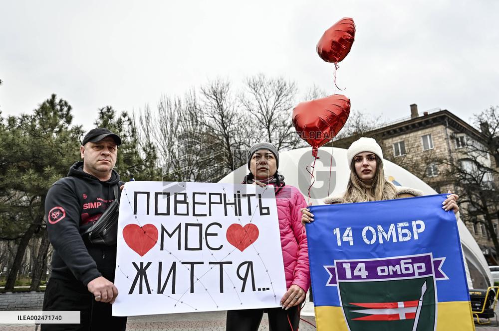 Two Hearts in Captivity action held in Zaporizhzhia