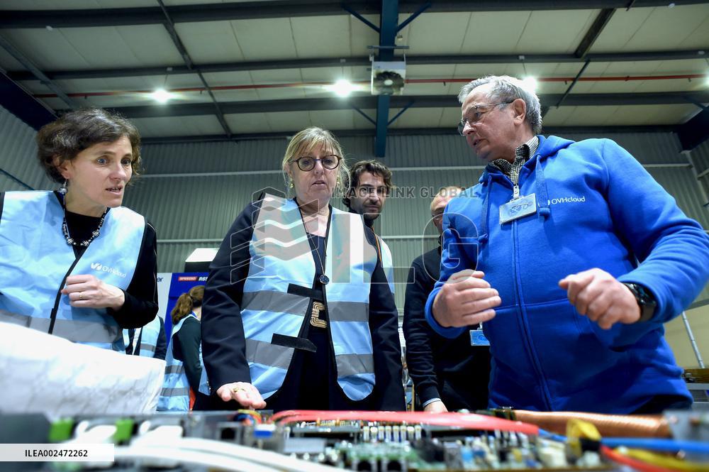 Ministerial inauguration of OVHcloud’s Quantum Computer - Croix