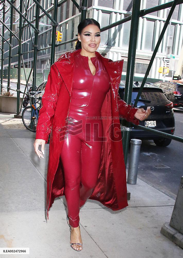 Mia Thornton On Promotion Tour - NYC