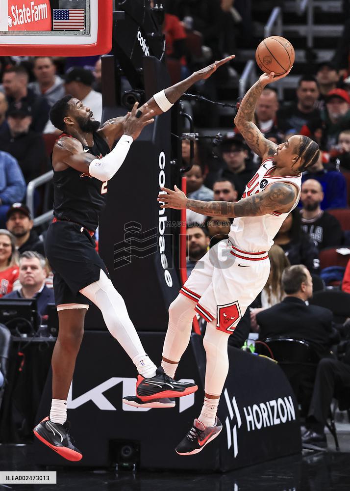 (SP)U.S.-CHICAGO-BASKETBALL-NBA-BULLS VS BLAZERS