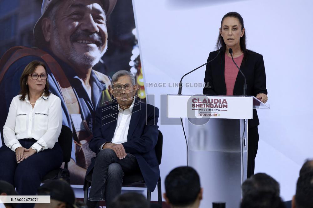 Presidential Candidate Claudia Sheinbaum On The Campaign Trail - Mexico