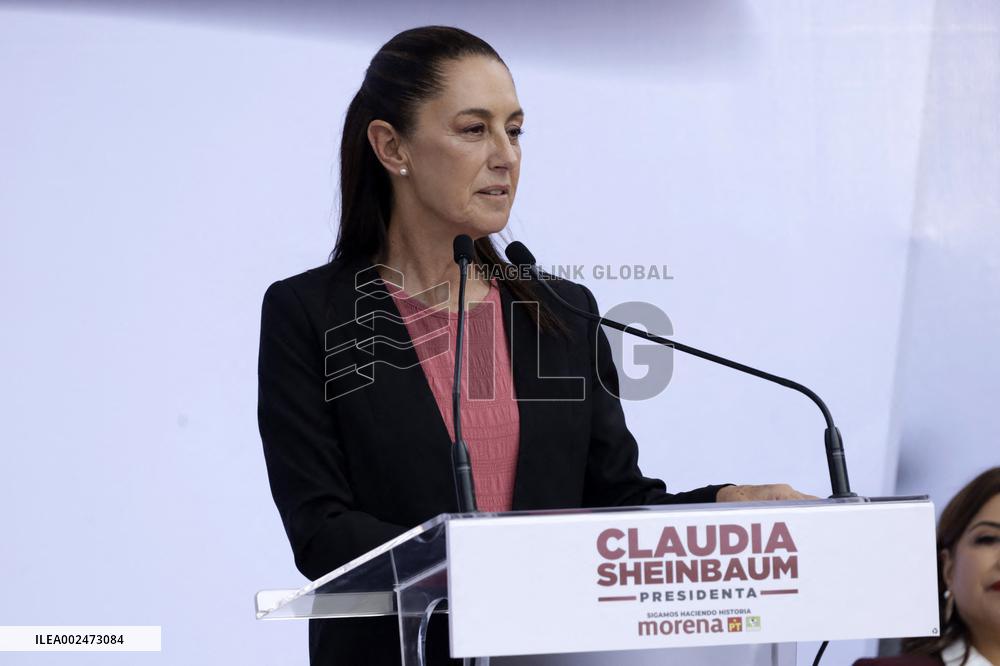 Presidential Candidate Claudia Sheinbaum On The Campaign Trail - Mexico