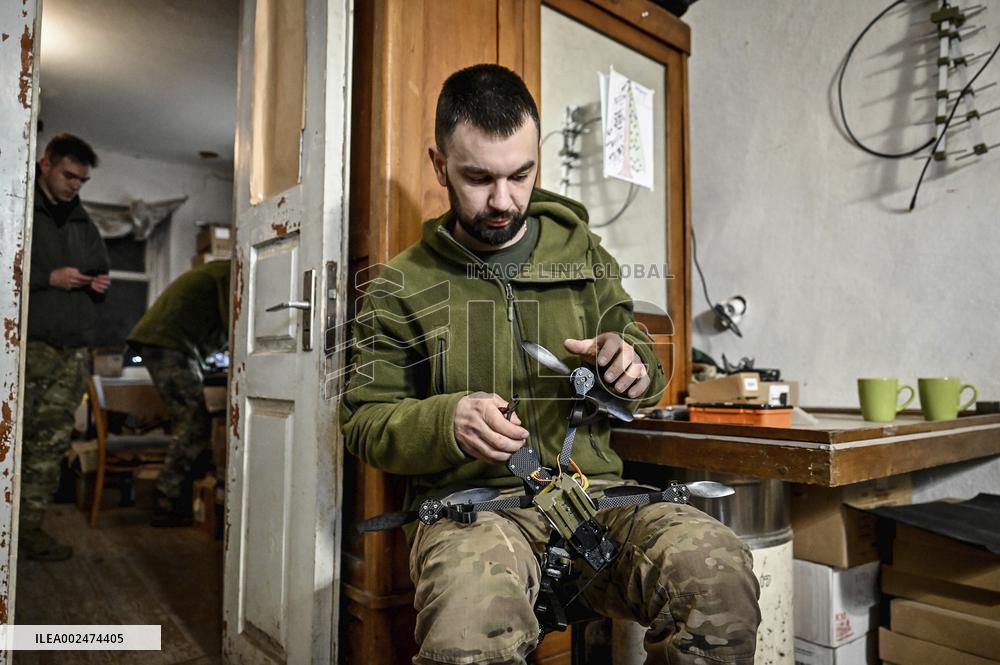 AFU units master assembly of reusable bomber drones