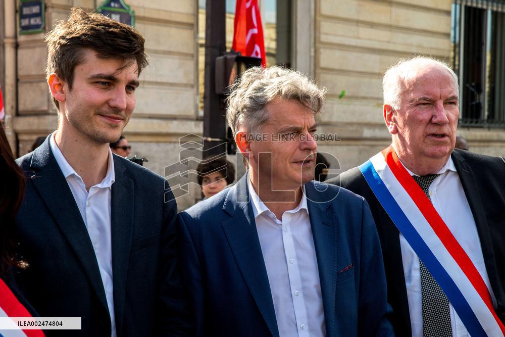 Public Sector Workers Demonstrate - Paris