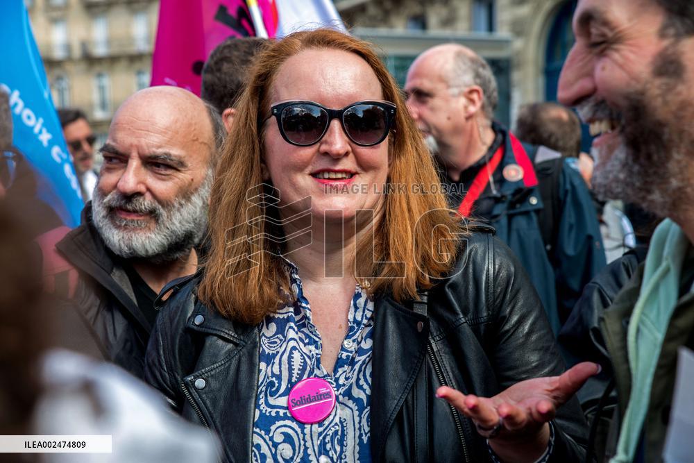 Public Sector Workers Demonstrate - Paris