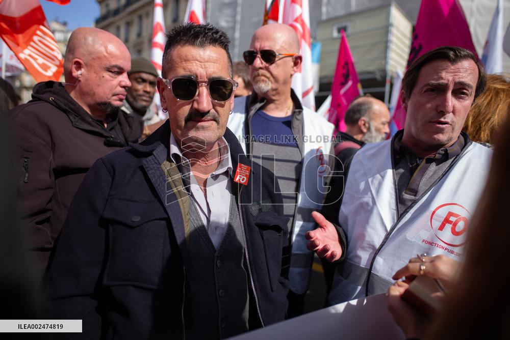 Public Sector Workers Demonstrate - Paris