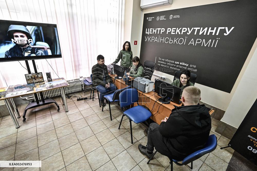 Recruitment center for Defense Forces opened in Zaporizhzhia