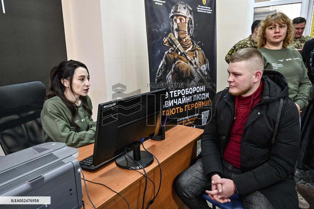 Recruitment center for Defense Forces opened in Zaporizhzhia