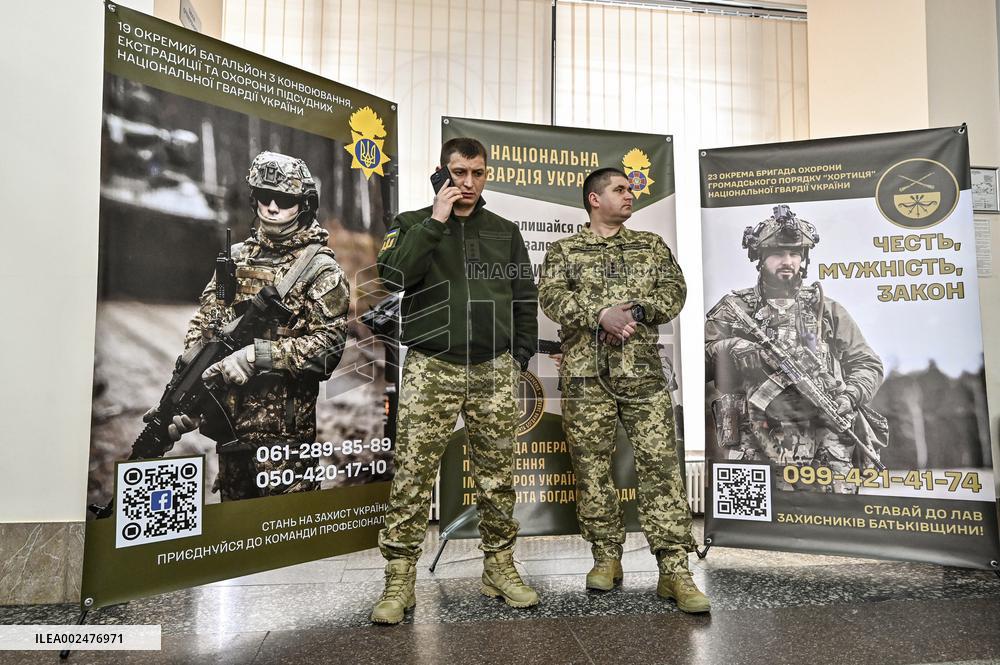 Recruitment center for Defense Forces opened in Zaporizhzhia