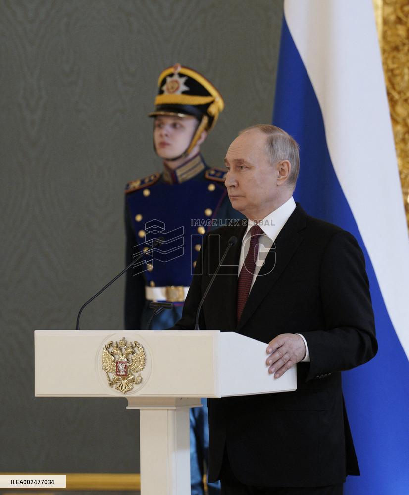 Putin Meets With His Election Agents - Moscow