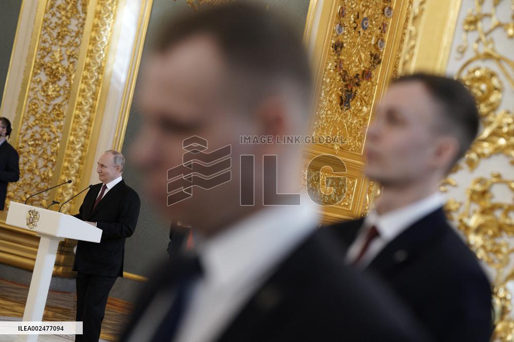 Putin Meets With His Election Agents - Moscow