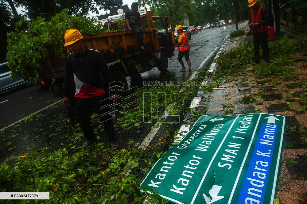 Extreme Weather Hits North Sumatra - Indonesia